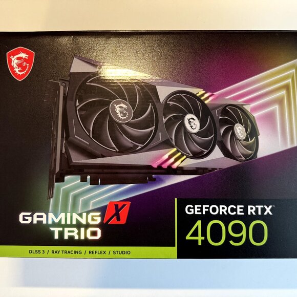 MSI GeForce RTX 4090 GAMING X TRIO 24GB GDDR6X - Picture 1 of 12